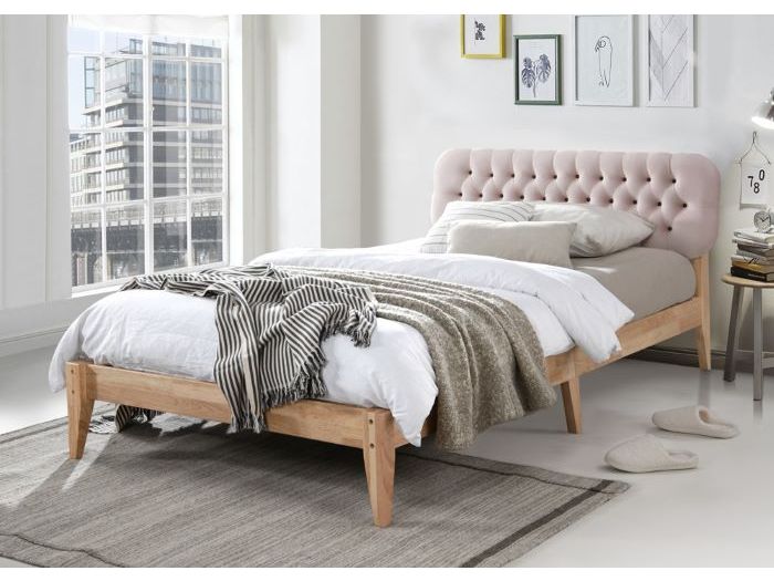 Halo King Single Bed Frame Natural Hardwood Halo King Single Bed Frame Natural, King Single Bed Frame And Mattress